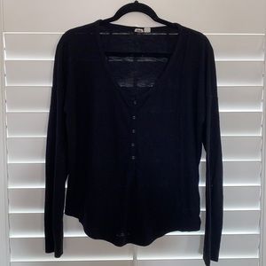 ROXY long sleeve back top